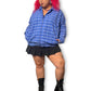 Y2K/Modern National Blue Plaid Shacket (3X)