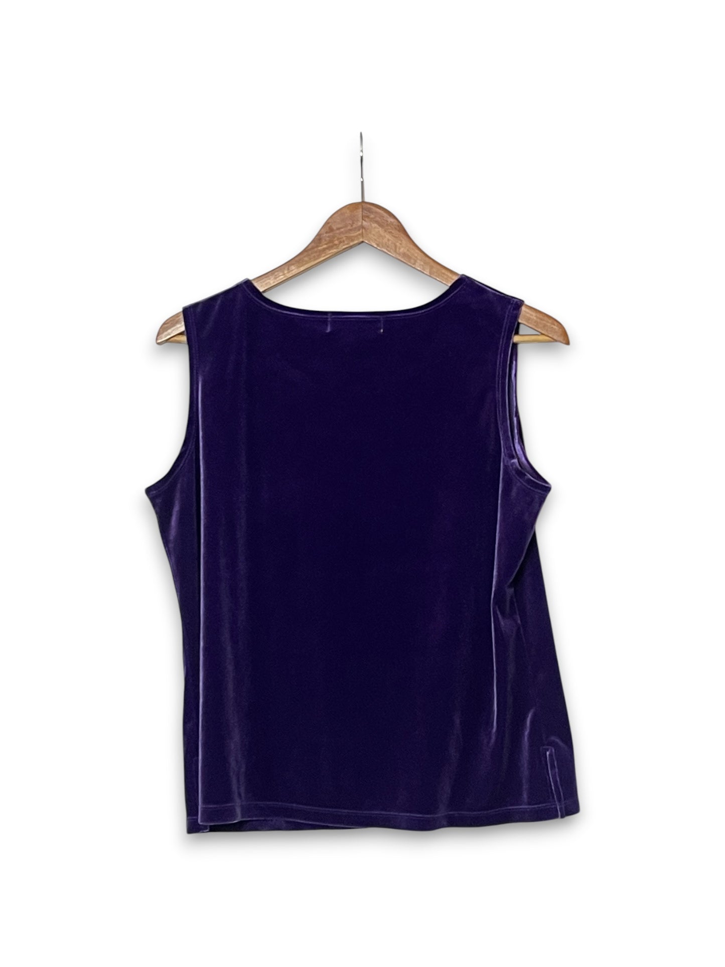 Y2K Velvet Tank Top (L/XL)