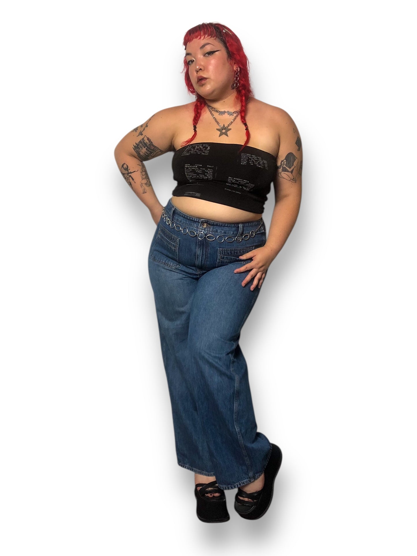 90’s/Y2K Old Navy Wide Leg Denim Jeans (2X/3X)