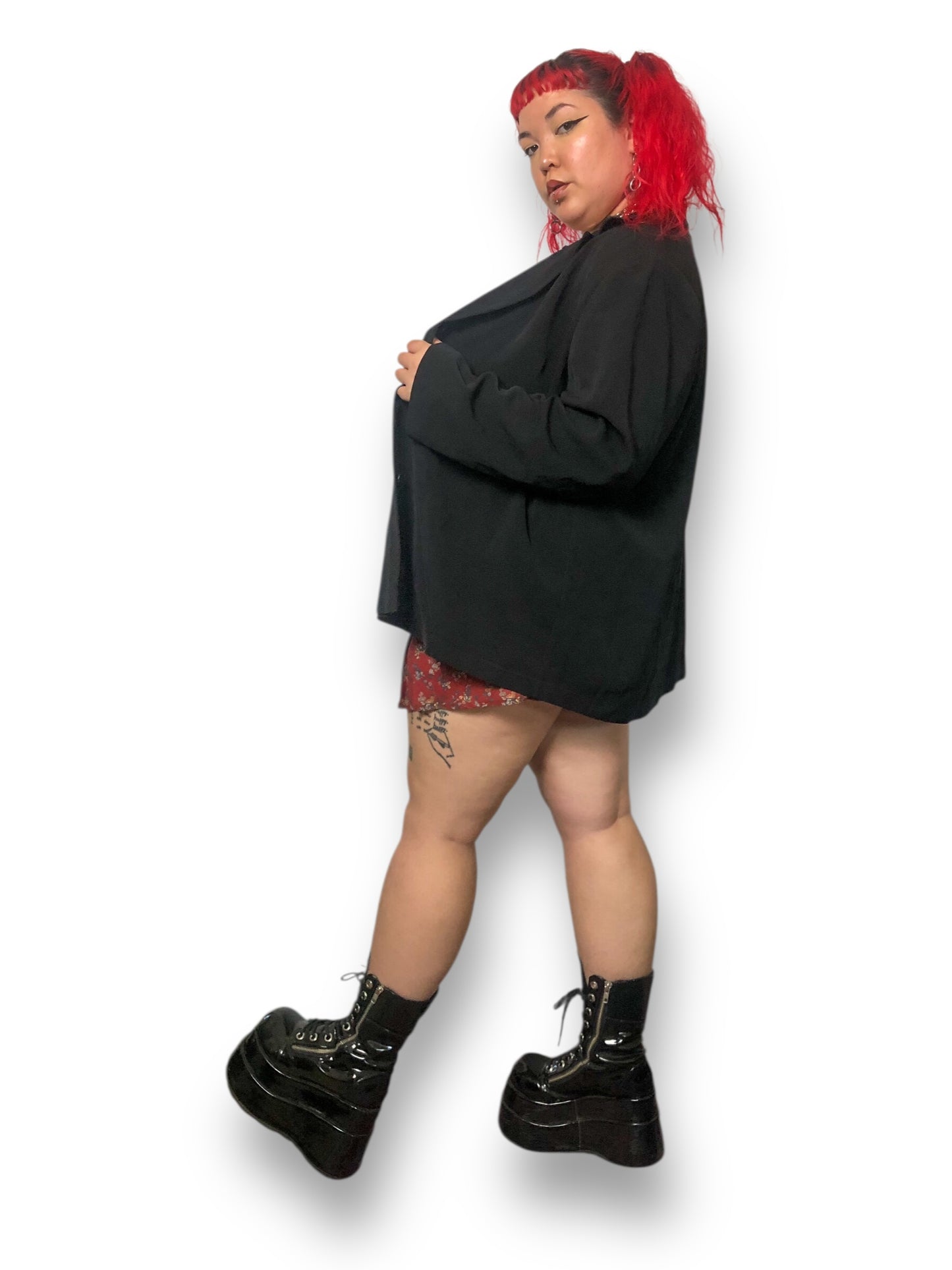 90’s Hino & Malee III Black Minimalist Blazer (M/L/XL/2X)
