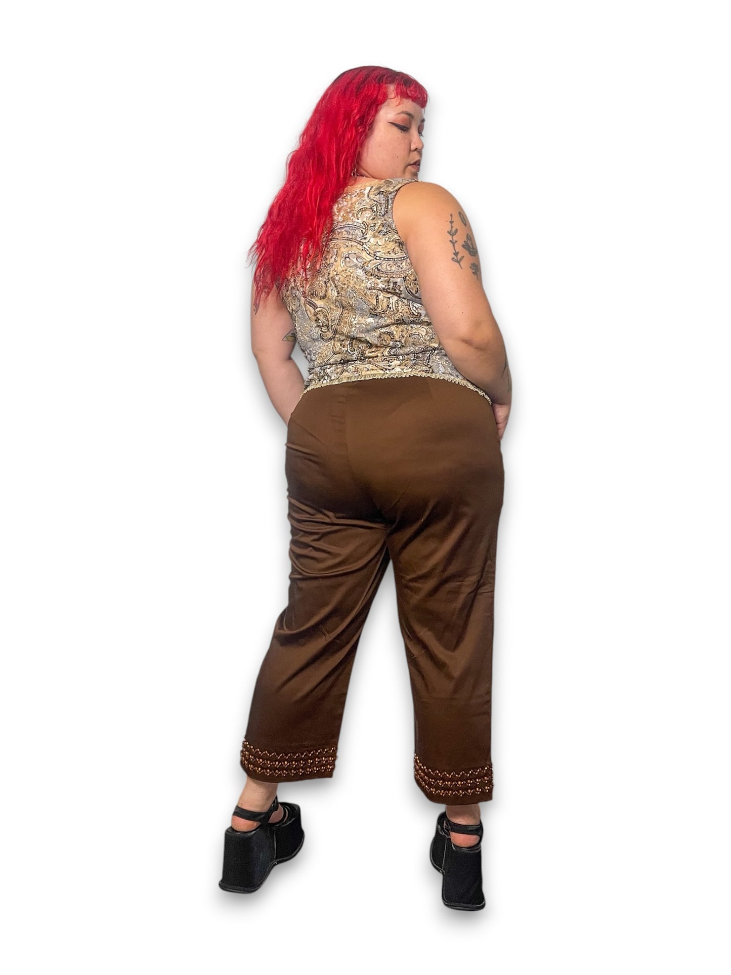 90’s Boho Capri Pants (2X)