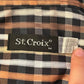 Y2K/Modern St. Croix Plaid Button Down Shirt (M)