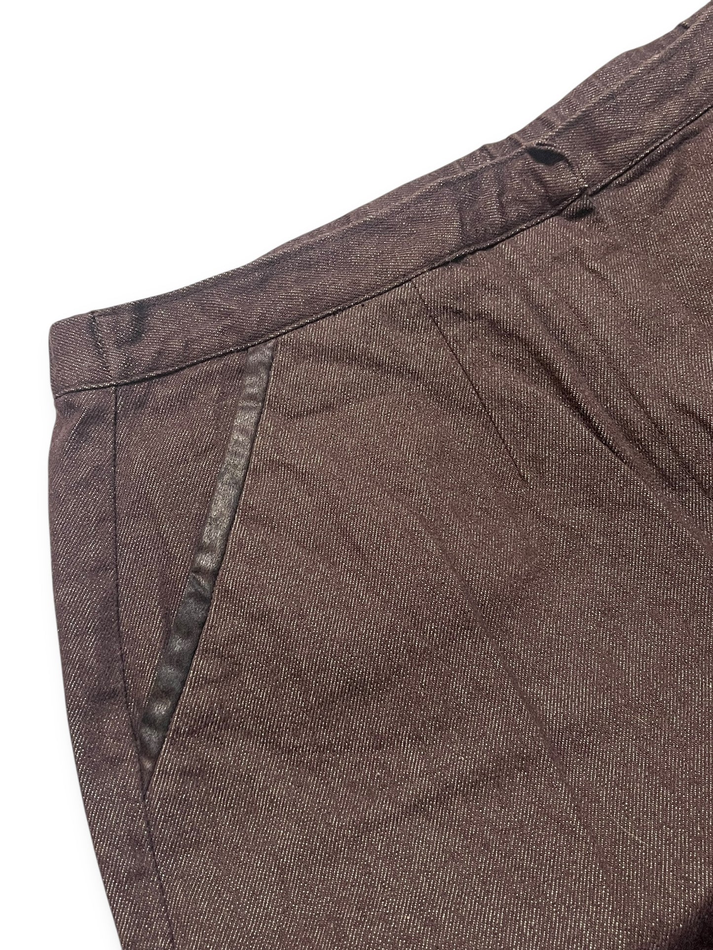 90’s/Y2K Terry Lewis Brown Denim Pants (L)