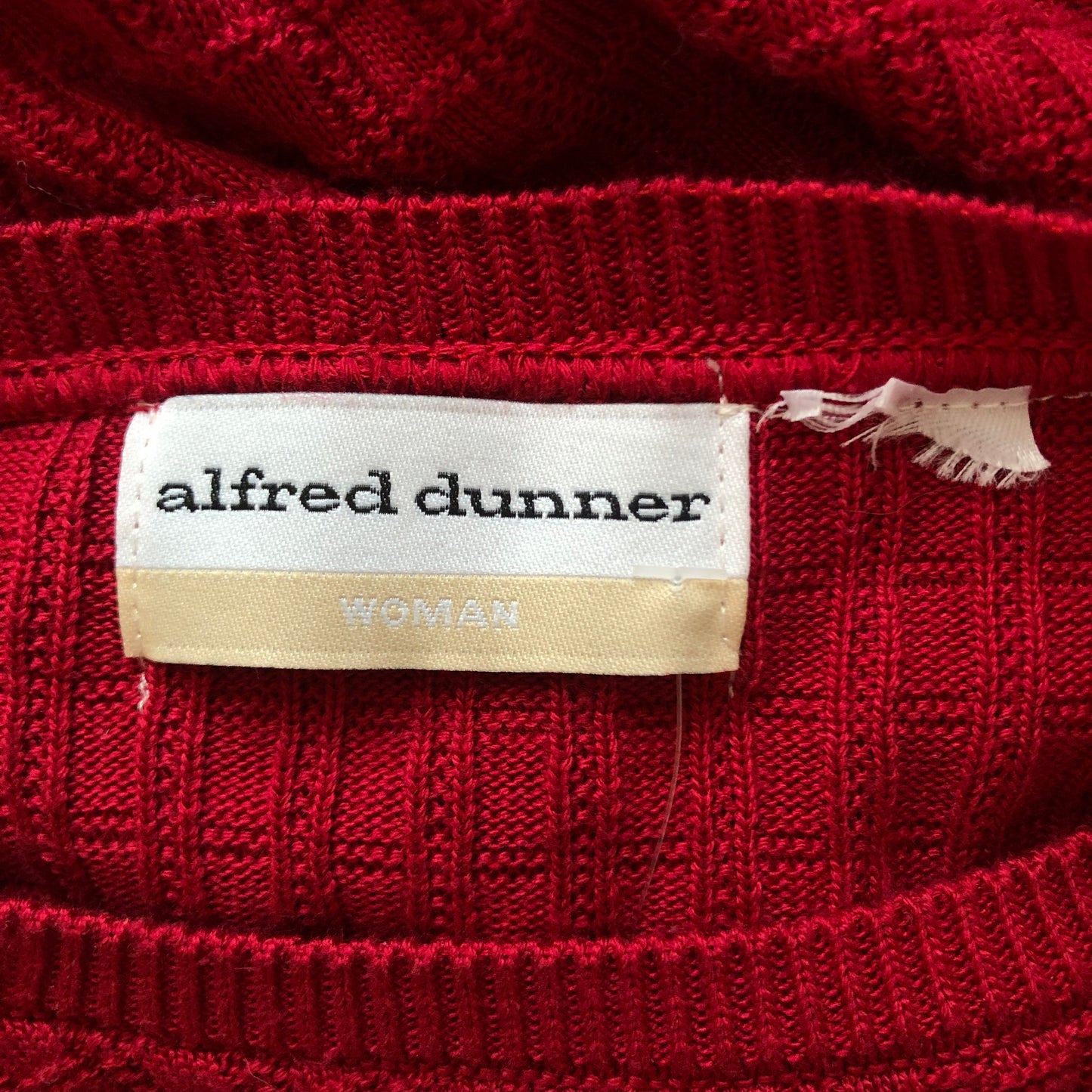 Y2K Alfred Dunner Red Knit Shirt (2X)
