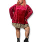 Y2K Velvet Long Sleeve Shirt (4X)