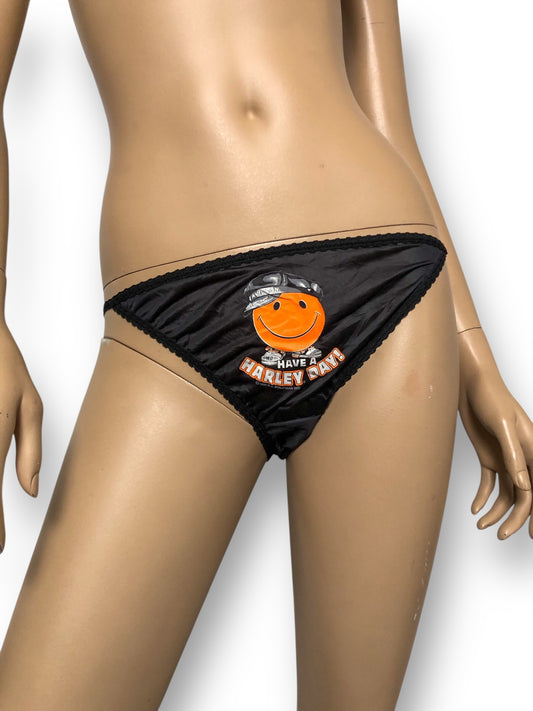 80’s Harley Davidson Black Panties (XS/S/M)