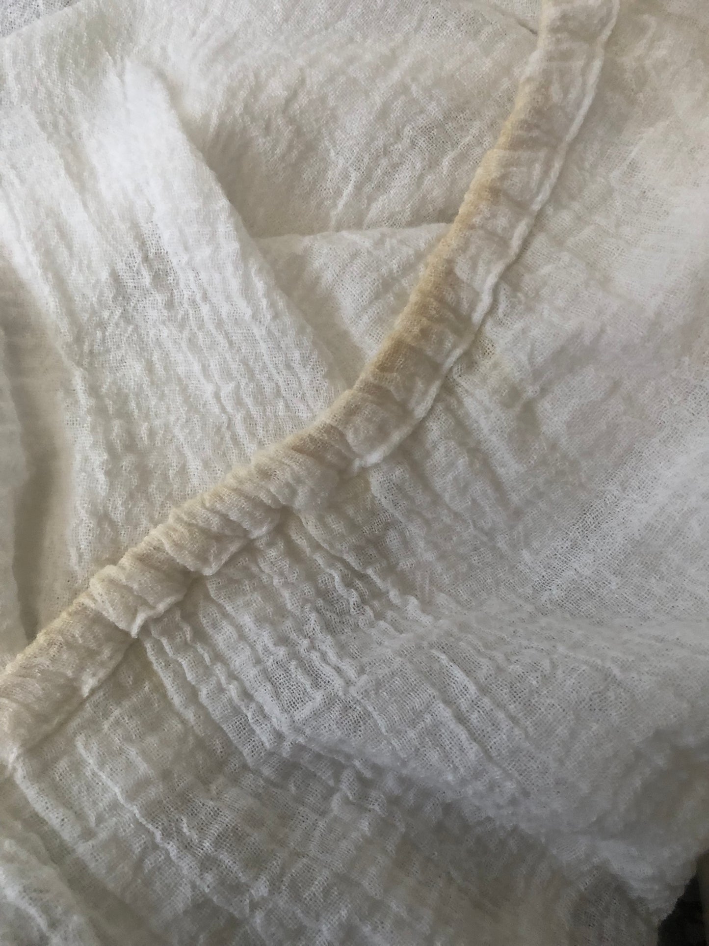 80’s/90’s White Milkmaid Blouse (3X)