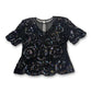 Vintage Whimsygoth Beaded Blouse (M)