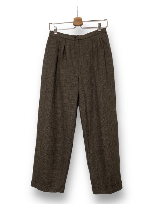 80’s/90’s Jones New York Plaid Pleated Trousers (M)