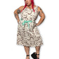 Y2K Swirl Print A-Line Dress (3X)