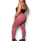 90’s/Y2K Venezia Pink Stirrup Pants (2X)
