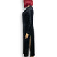 Y2K Be Smart Black Velvet Duster Cardigan (M)