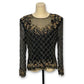 80’s/90’s Beaded Silk Blouse (L)