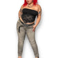 Y2K Bisou Bisou Gray Distressed Jeans (XL/2X)