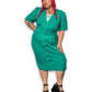 80’s/90’s Retro Pencil Dress (1X/2X)