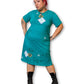 80’s/90’s Retro Shift Dress (1X)
