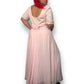 80’s Lanz of Salzburg Baby Pink Gown (2X)