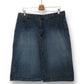 Y2K/Modern Faded Glory Denim Skirt (XL)