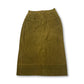 90’s/Y2K Olive Corduroy Midi Skirt (S/M)