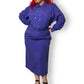 90’s Andrew Harvey Purple Retro Shirt Dress (2X)