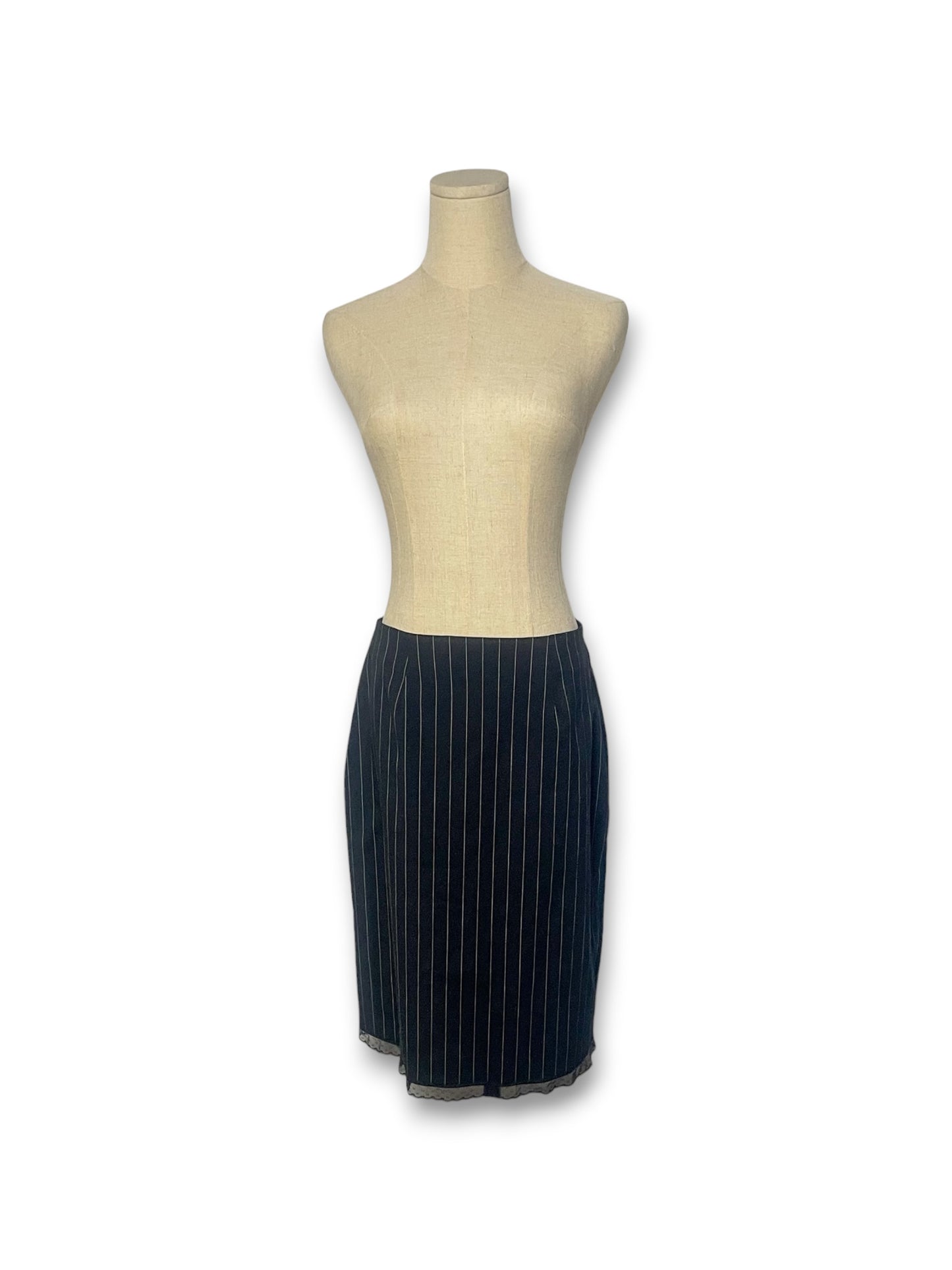 90’s/Y2K Pinstripe Pencil Skirt (M)