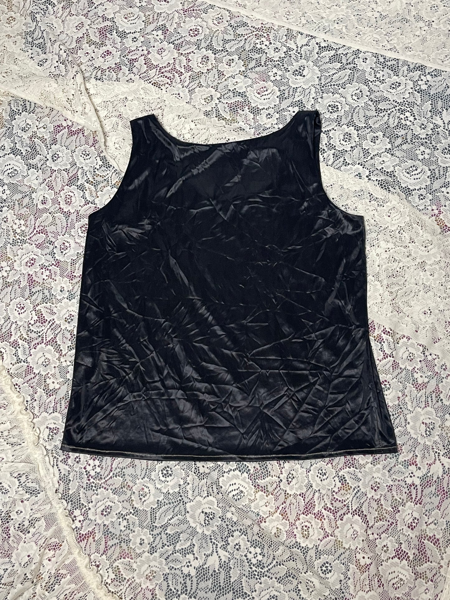80’s Satin Party Tank Top (S/M)