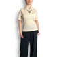 60’s/70’s White Retro Knit Shirt (M)