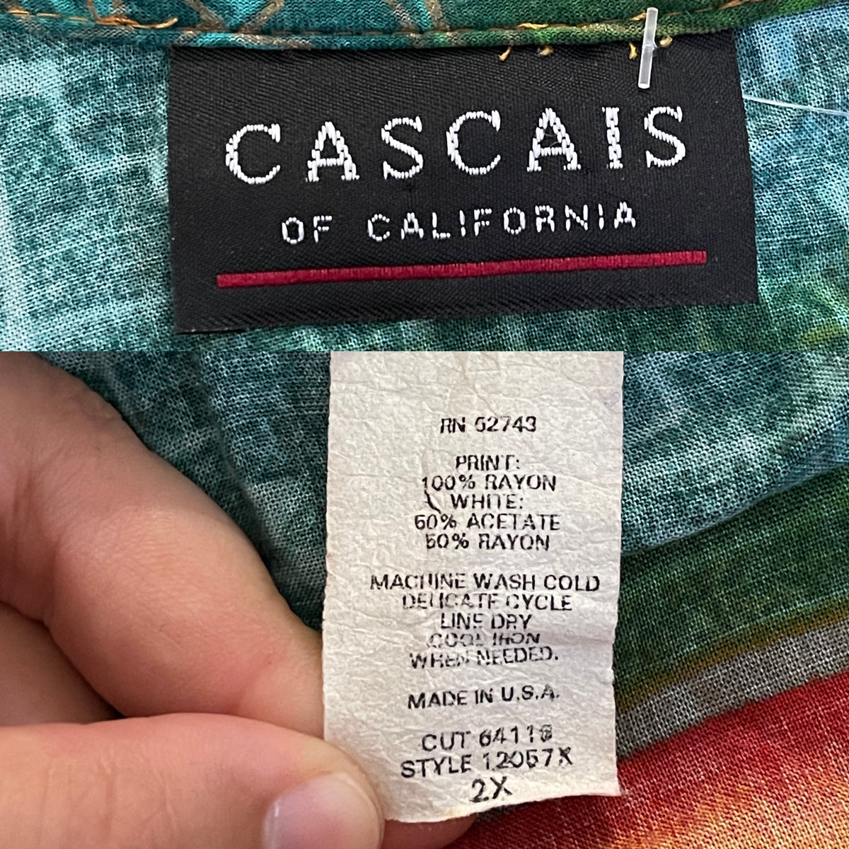 80’s/90’s Retro Southwestern Blouse (2X/3X)