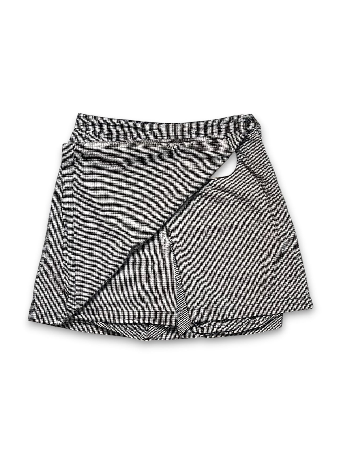 Y2K Micro Plaid Skort (M)