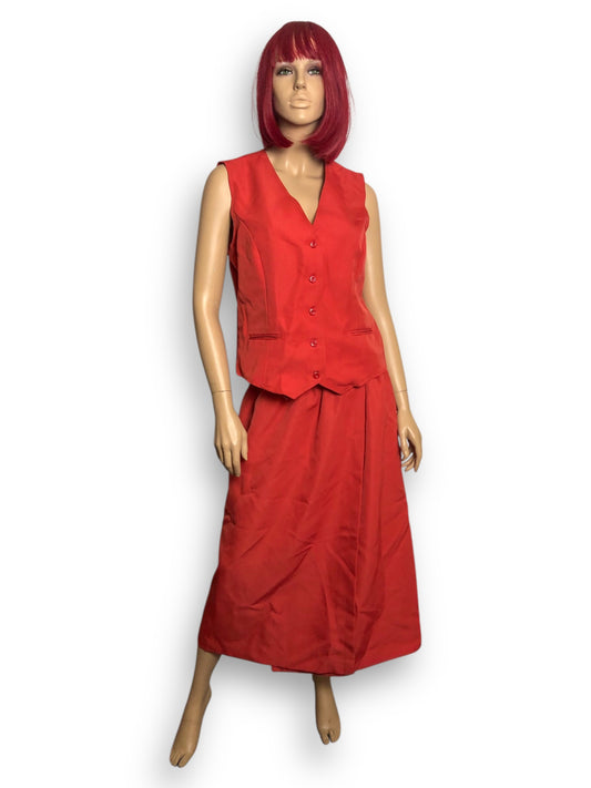 80’s/90’s Spiegel Sunset Orange 2-Piece Set (L)