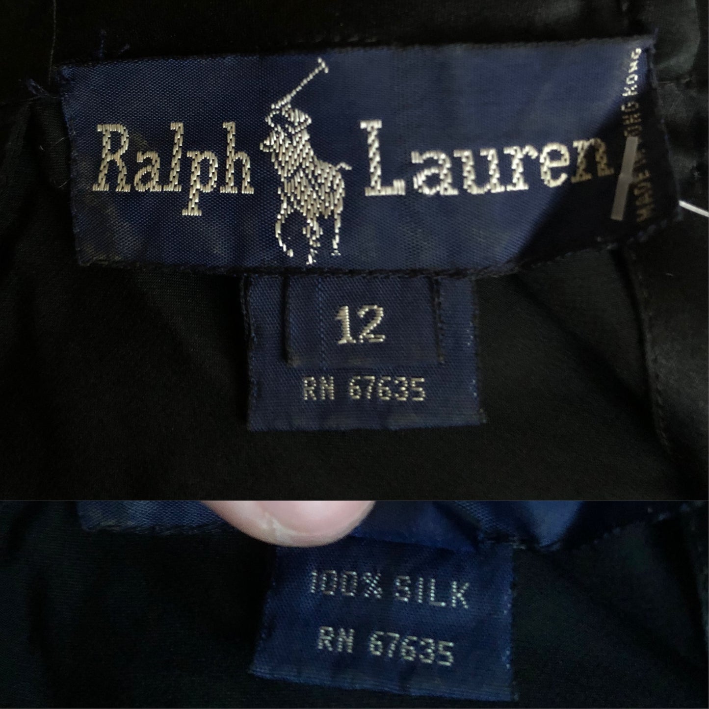80’s Ralph Lauren Black Sleeveless Turtleneck Top (M/L)