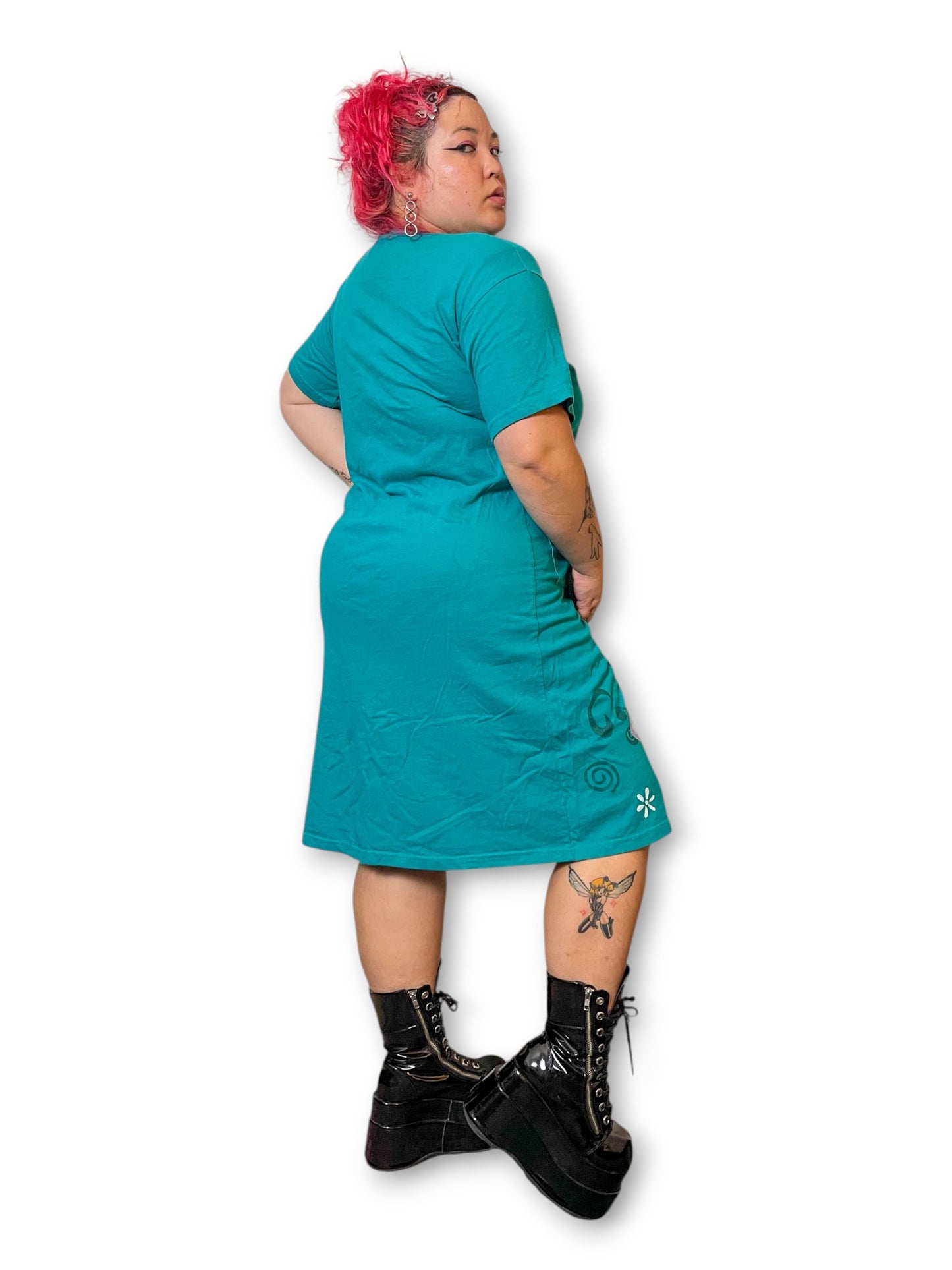 80’s/90’s Retro Shift Dress (1X)
