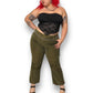 90’s/Y2K New Frontier Olive Green Corduroy Pants (XL)