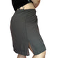 Y2K Venezia Gray Mesh Layered Mini Skirt (4X/5X)