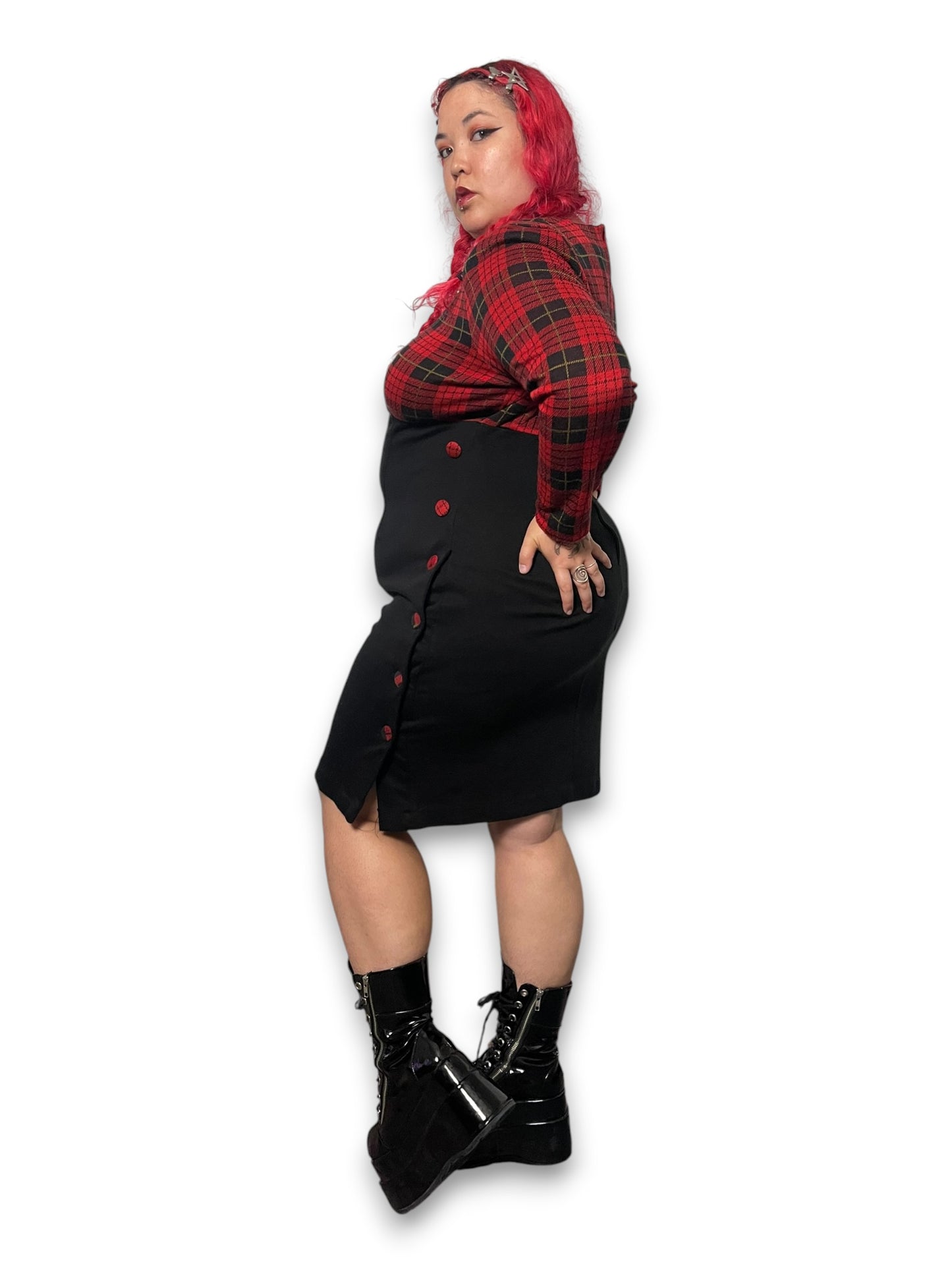90’s/Y2K Grunge Pencil Dress (1X)