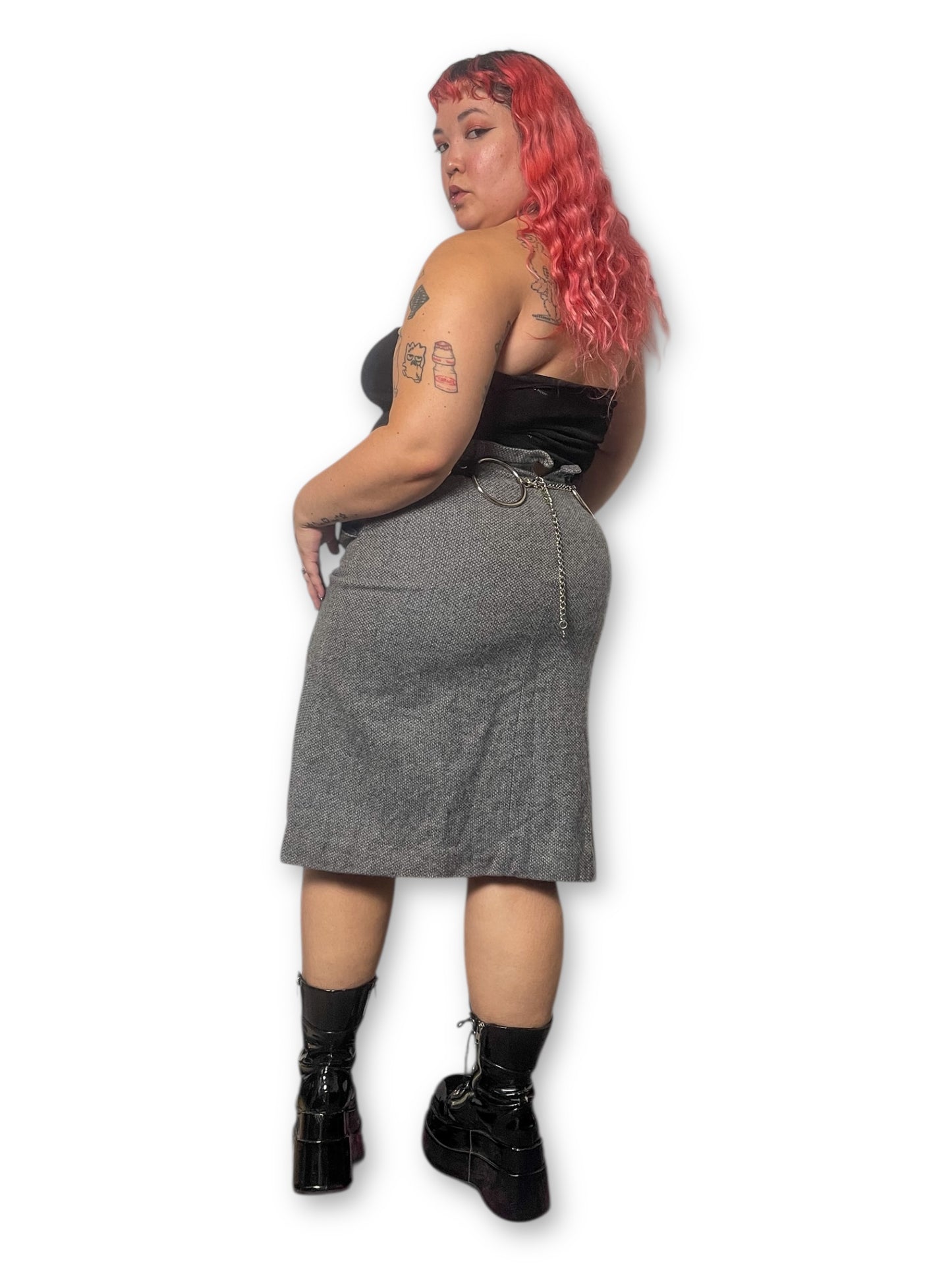 70’s Knit Pencil Skirt (XL/1X)