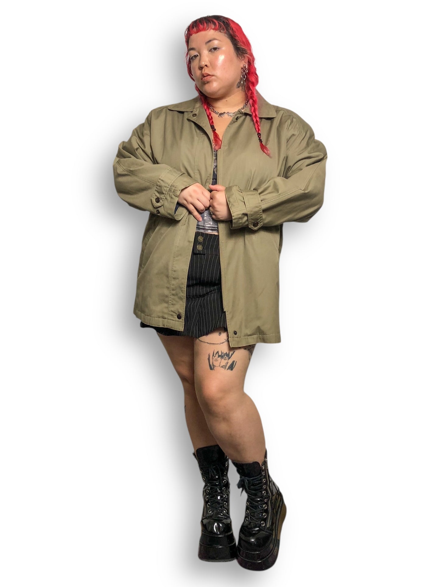 80’s/90’s Woman’s World by Utex Khaki Jacket (2X/3X)