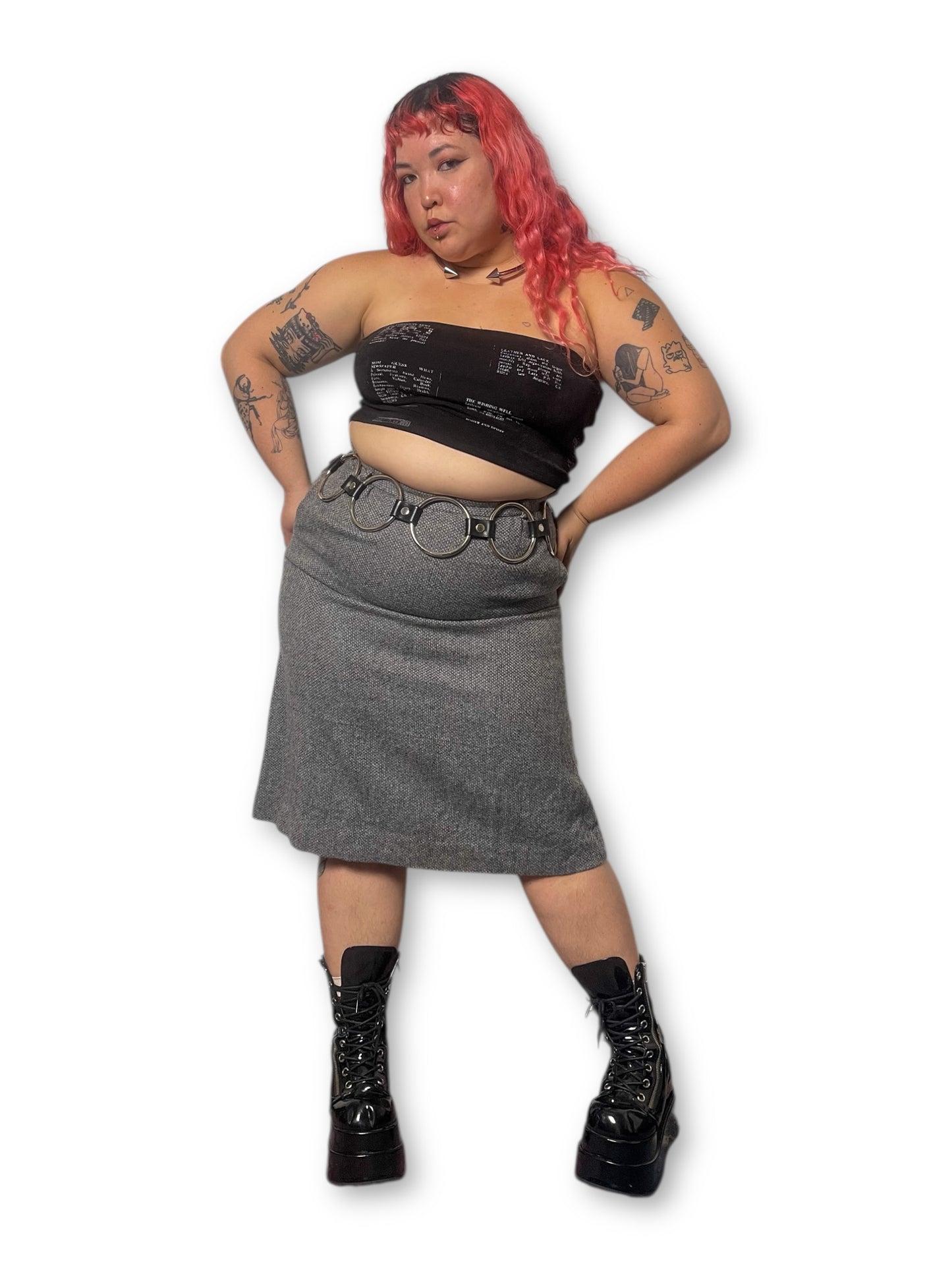 70’s Knit Pencil Skirt (XL/1X)