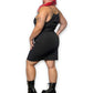 Y2K/Modern Black Halter Dress (XL)