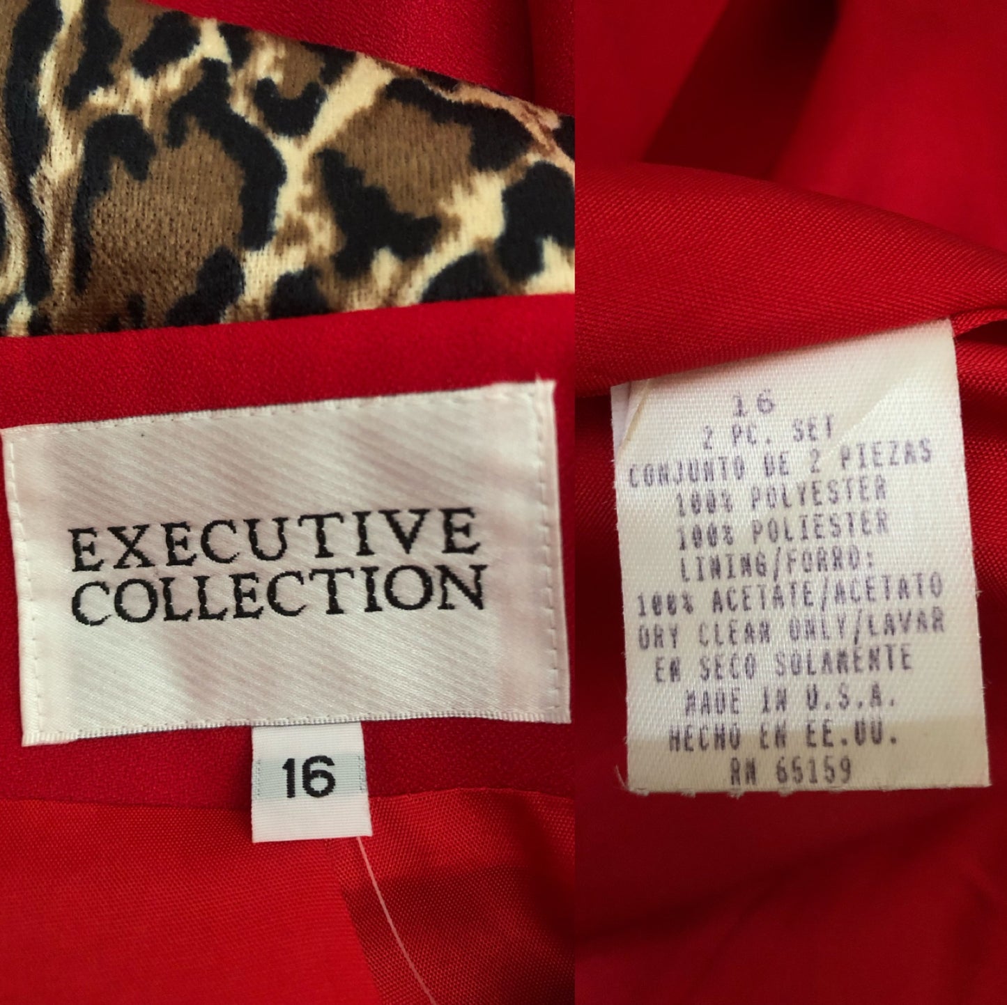 80’s Executive Collection Retro Red Blazer (XL/2X)