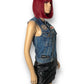 70’s Lee Patched Denim Vest (S/M)