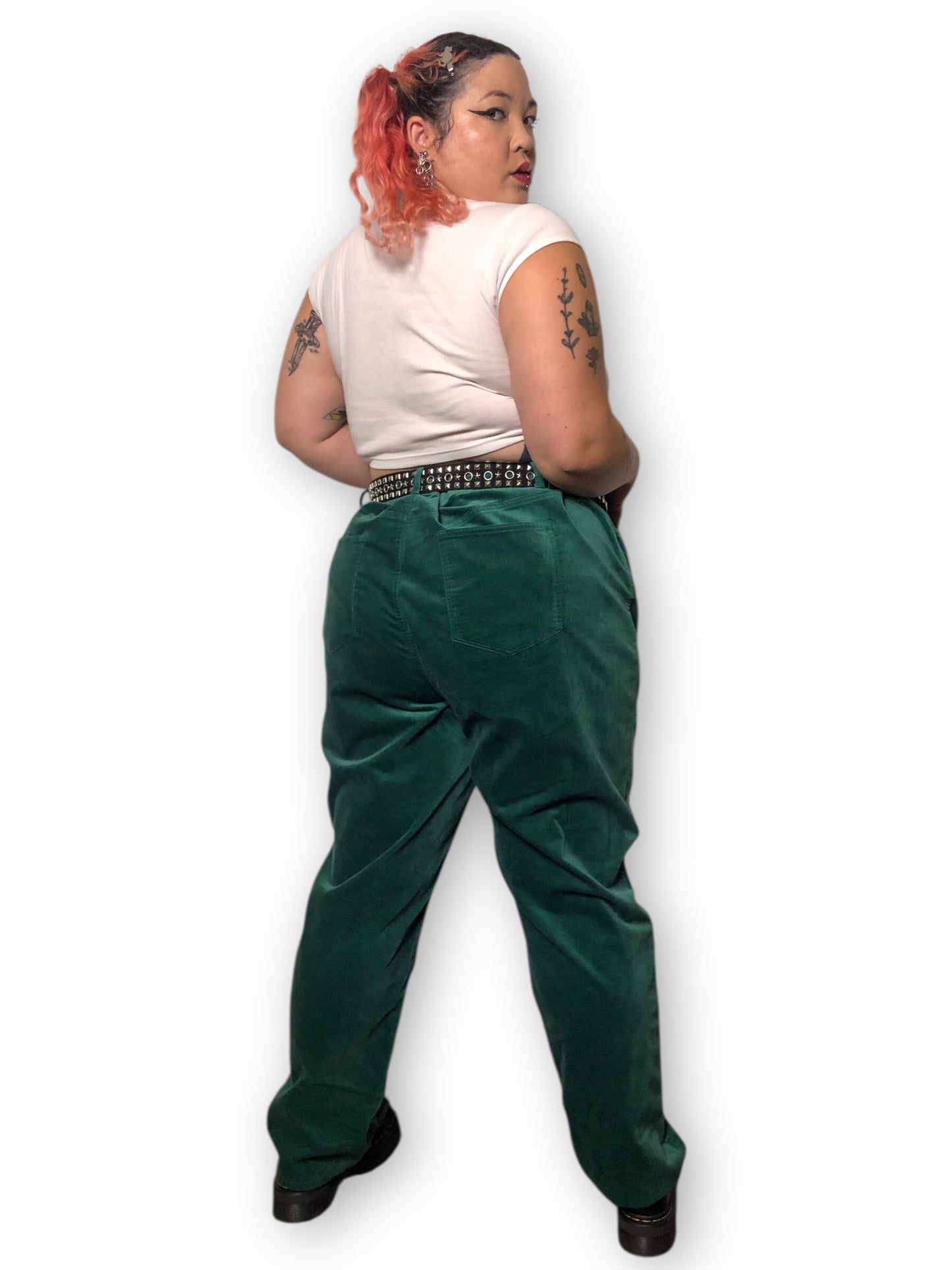 Talbots Forest Green Velvet Pants (3X)
