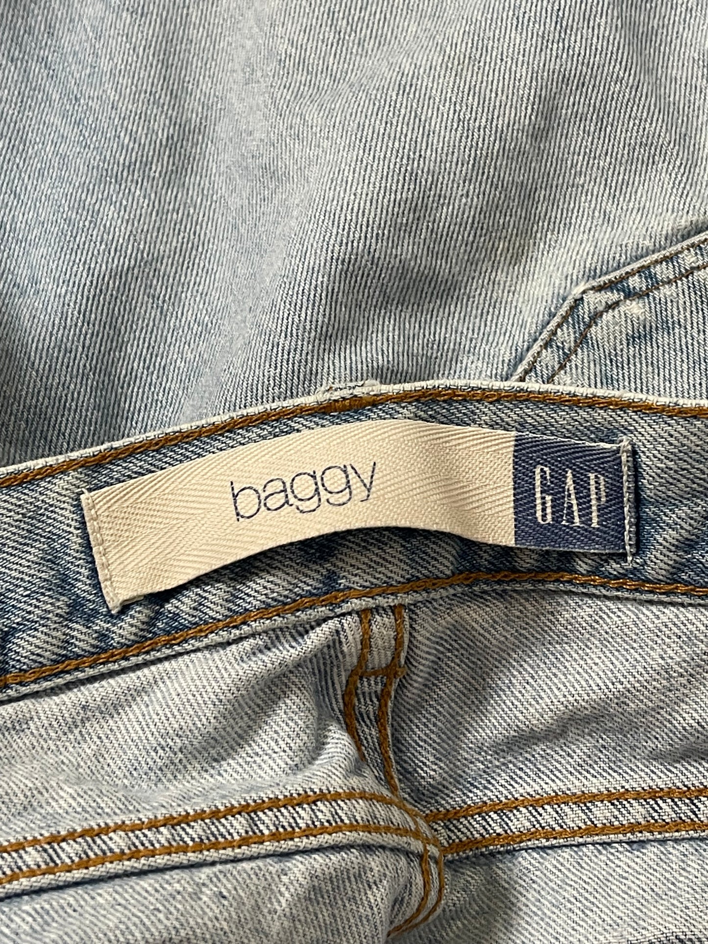 Upcycled Light Wash Denim Jeans (1X)