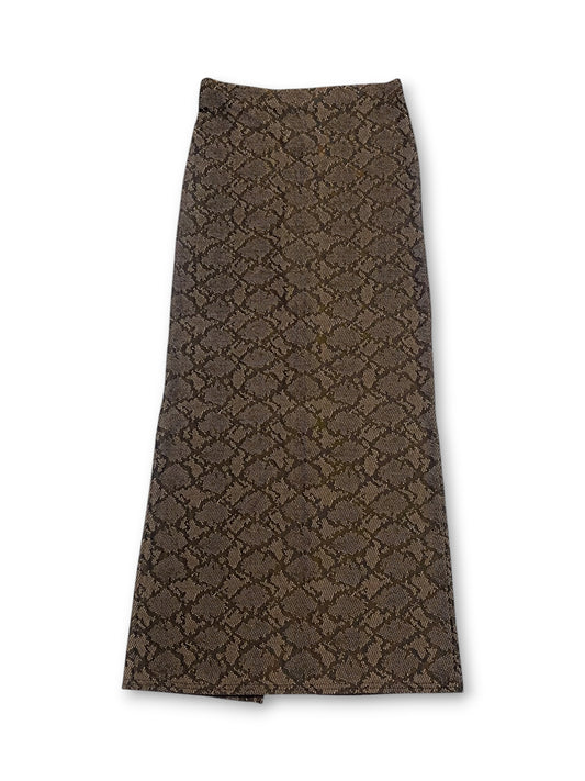 90’s Snake Print Maxi Skirt (XS/S/M)