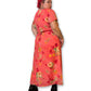 Y2K Floral Pink Maxi Dress (2X)