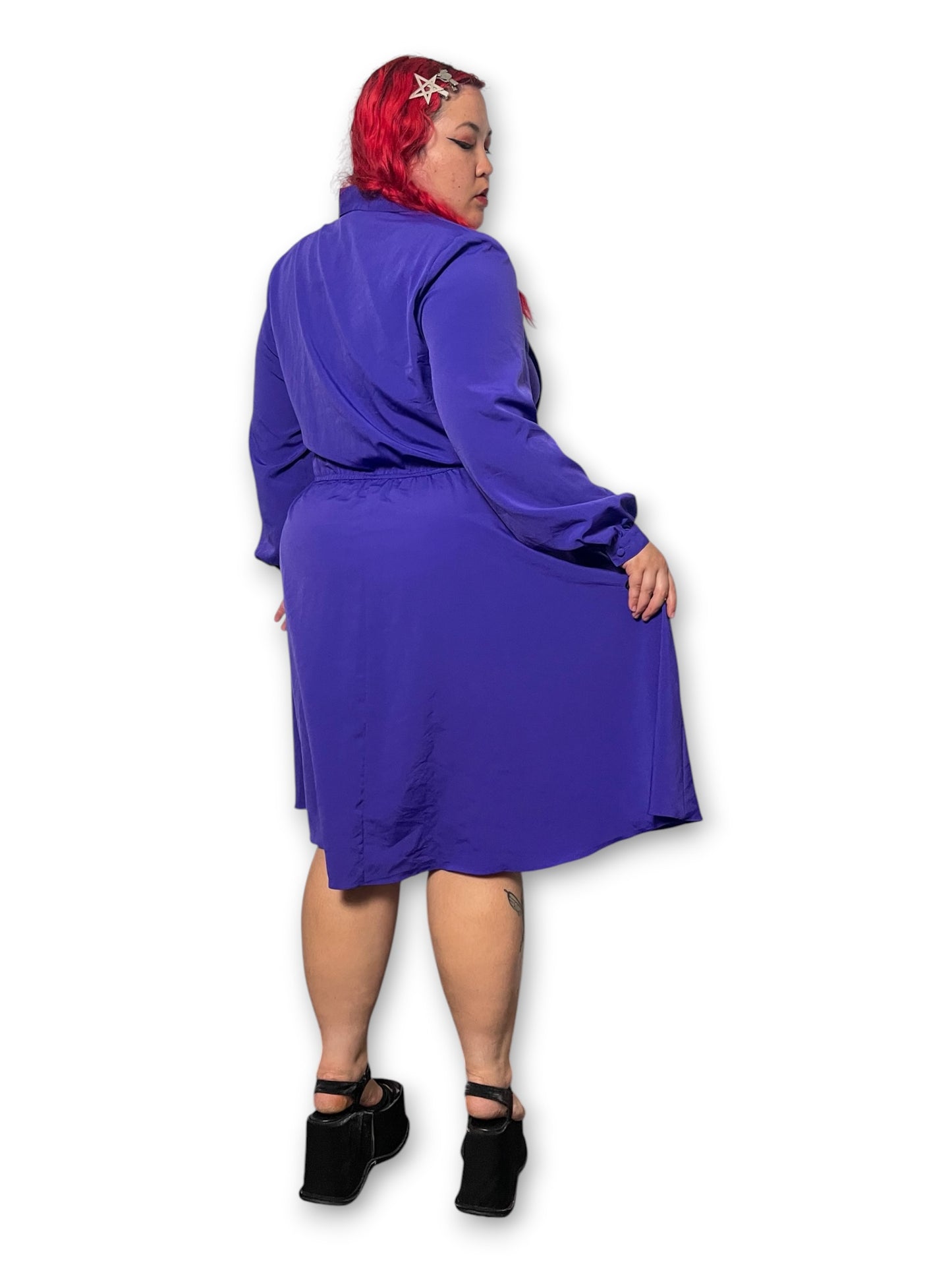80’s Retro Shirt Dress (1X)