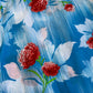 60’s/70’s Floral Sleeveless Blouse (L)