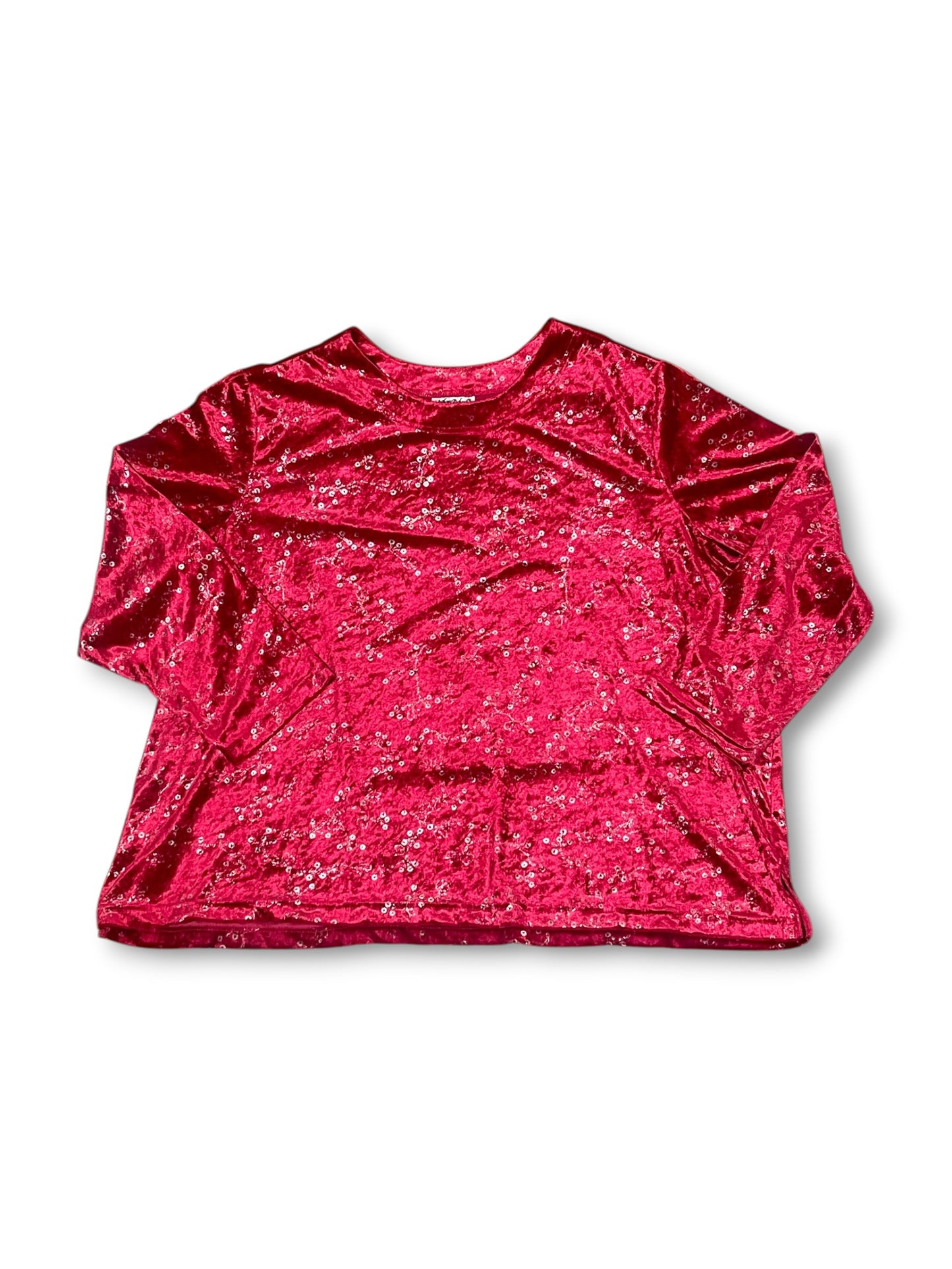 Y2K Velvet Long Sleeve Shirt (4X)