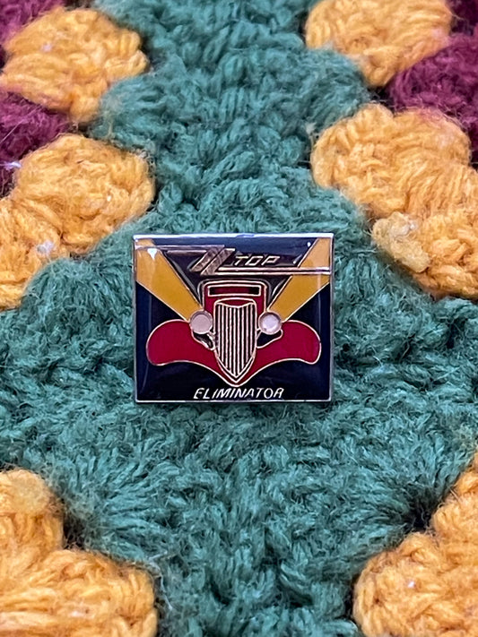 Vintage ZZ Top ‘Eliminator’ Enamel Pin