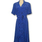 90’s Polka Dot Print Shirt Dress (M)